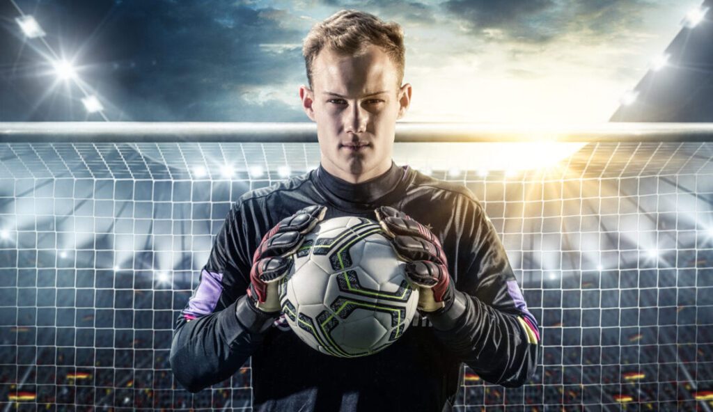image of goalkeeping glove grip