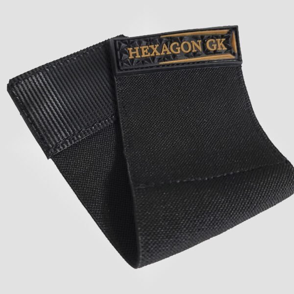 image of removable wrist strap for black goalkeeper gloves from Hexagon